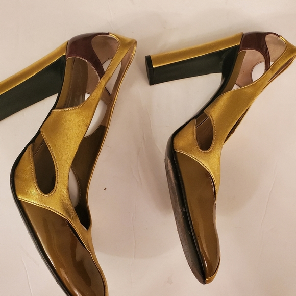 PRADA Colorblock Heels sz 38, US 8 - Picture 3 of 7